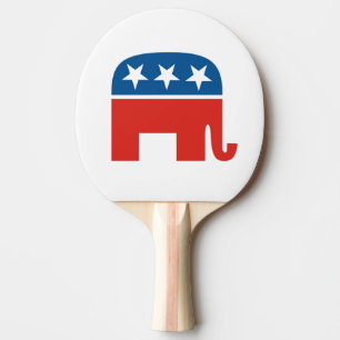Elefant des republikanischen Party in USA Tischtennis Schläger