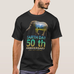 Elefant Earth Day 50. Jubiläumsgeschenk T-Shirt