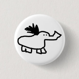 Elefant-Ente Button