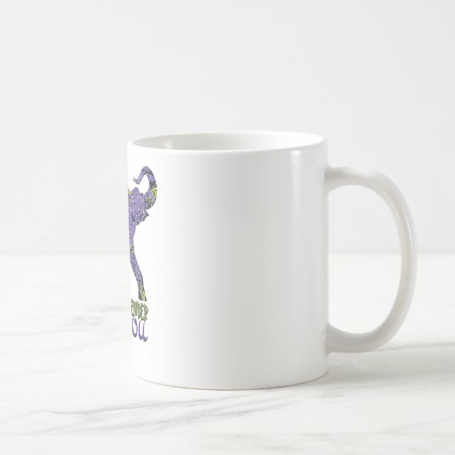 Elefant erinnert sich für dich Heimerheimer Heimer Kaffeetasse (Rechts)