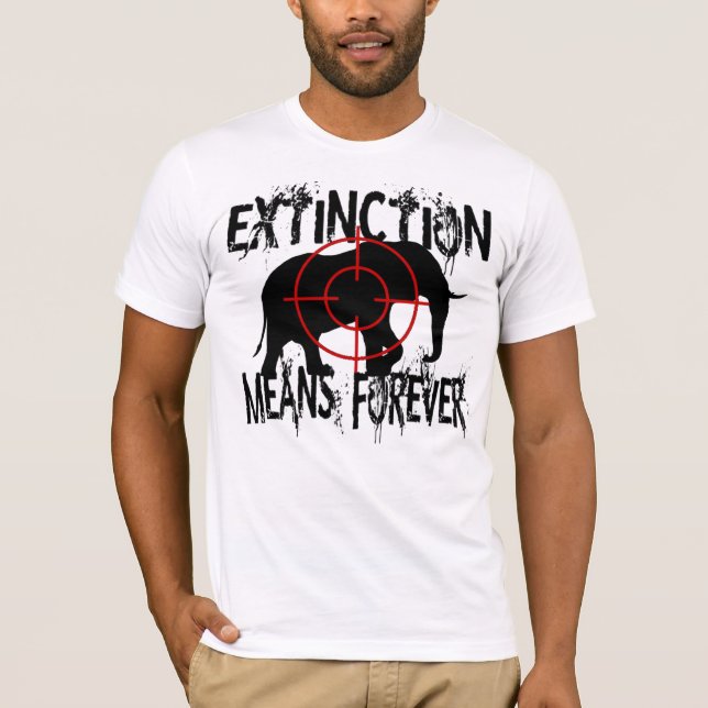 Elefant Extinction1 T-Shirt (Vorderseite)