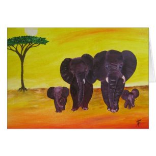 Elefant-Familie