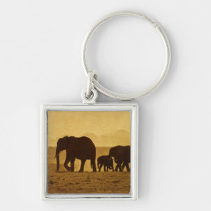 Elefant-Familie Schlüsselanhänger