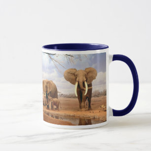 Elefant-Familie Tasse