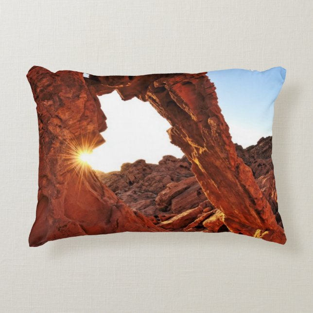 Elefant-Felsen im Tal des Feuers Dekokissen (Vorderseite)