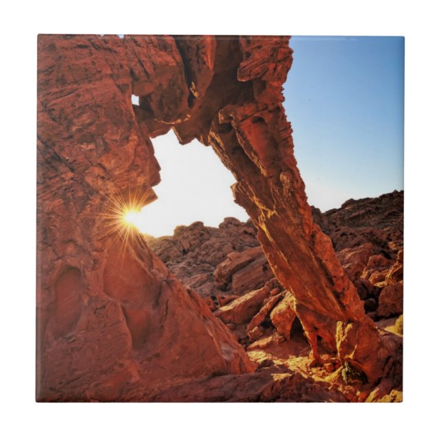 Elefant-Felsen im Tal des Feuers Fliese (Vorderseite)