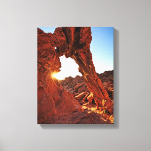 Elefant-Felsen im Tal des Feuers Leinwanddruck