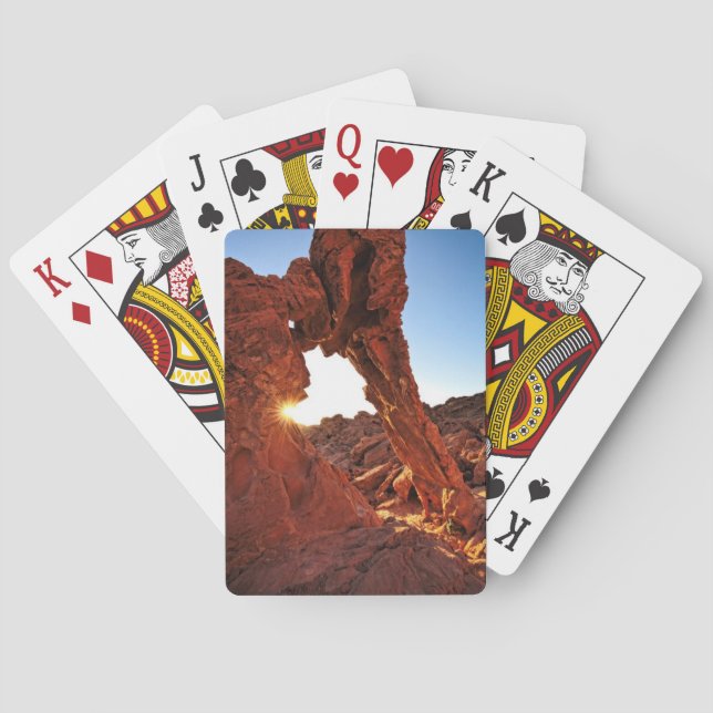Elefant-Felsen im Tal des Feuers Spielkarten (Rückseite)