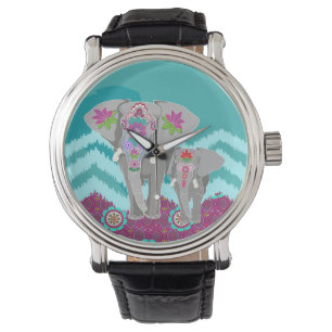 Elefant-Festival-Uhr Armbanduhr