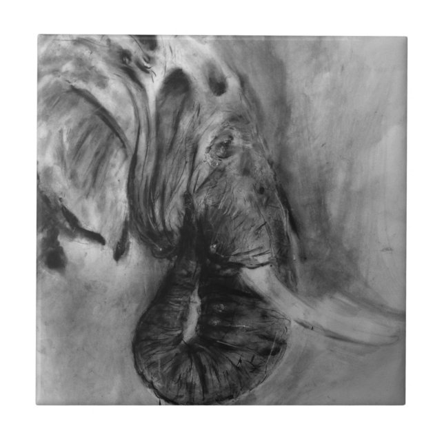 Elefant Fliese (Vorderseite)