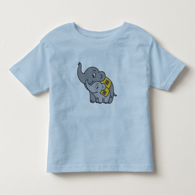 Elefant-Freund-Kleinkind-Shirt Kleinkind T-shirt (Vorderseite)