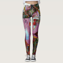 Elefant-Friedensyoga-Leggings