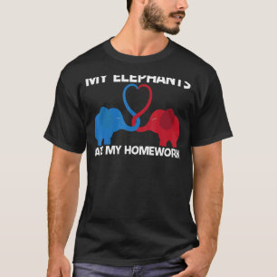 Elefant für Kinder Wildtiere T-Shirt