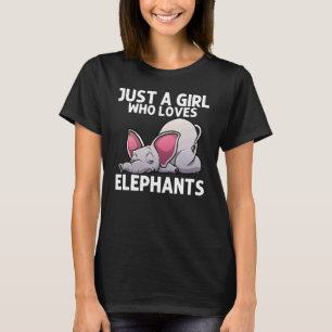 Elefant für Mädchen Kinder Elefantentier T-Shirt