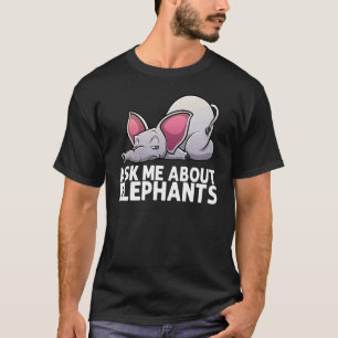 Elefant für Männer Frauen Elefantentier T-Shirt