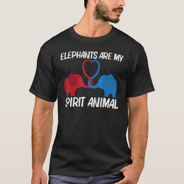 Elefant für Männer - Wildtier 4 T-Shirt (Vorderseite)