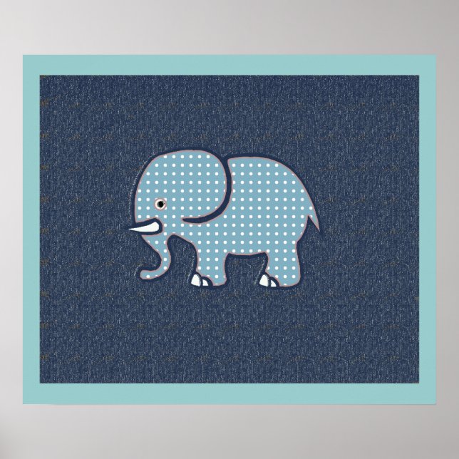 Elefant für Wände Poster (Vorne)