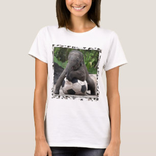Elefant-Fußball T-Shirt