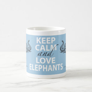 Elefant-Geschenk behalten Ruhe-und Tasse