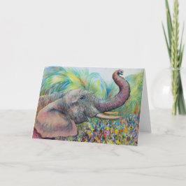 Elefant-Gruß-Karte Karte