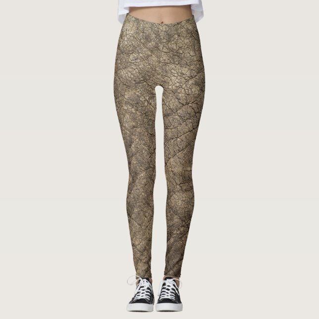 Elefant-Haut-Beschaffenheit Leggings (Vorderseite)