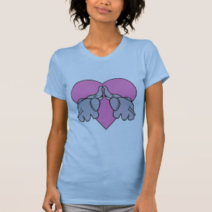 Elefant-Herz T-Shirt