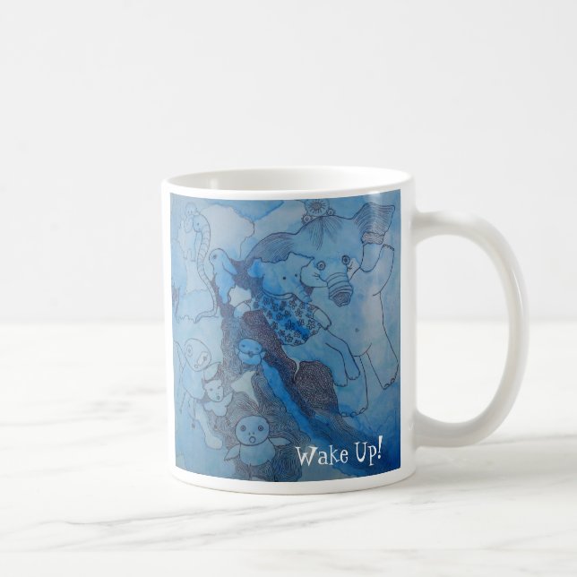 Elefant-Himmel-Tasse Kaffeetasse (Rechts)