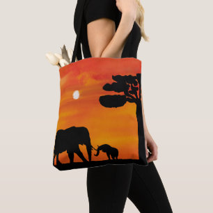 Elefant, ,Himmel ,Tiere ,Sonnenaufgang ,Natur ,Afr