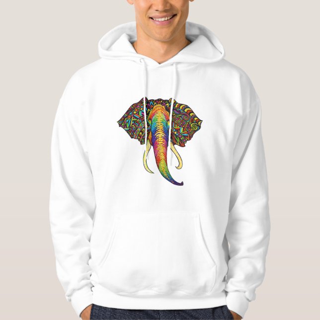 Elefant Hoodie (Vorderseite)