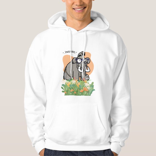 Elefant Hoodie (Vorderseite)