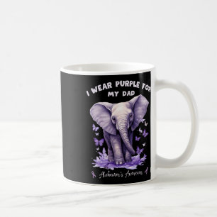 Elefant Ich trage Lila für meinen Vater Heimerheim Kaffeetasse