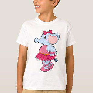 Elefant im Ballet mit Rock T-Shirt