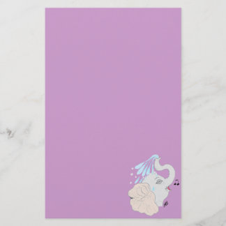 Elefant im Duschen-Briefpapier Briefpapier