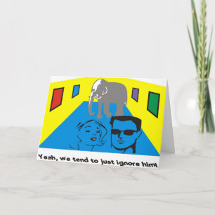 Elefant im Zimmer Karte