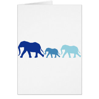 Elefant in Blau