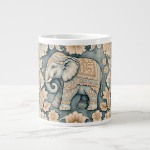 Elefant in der Batik Bloom Spezialität Tasse