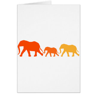 Elefant in Orange