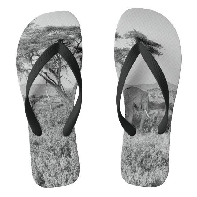 Elefant in Samburu Flip Flops (Fußbett)