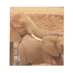 Elefant individuell anpassen DIY-Jubiläen Notizblock