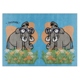 Elefant inspiriert schneidebrett