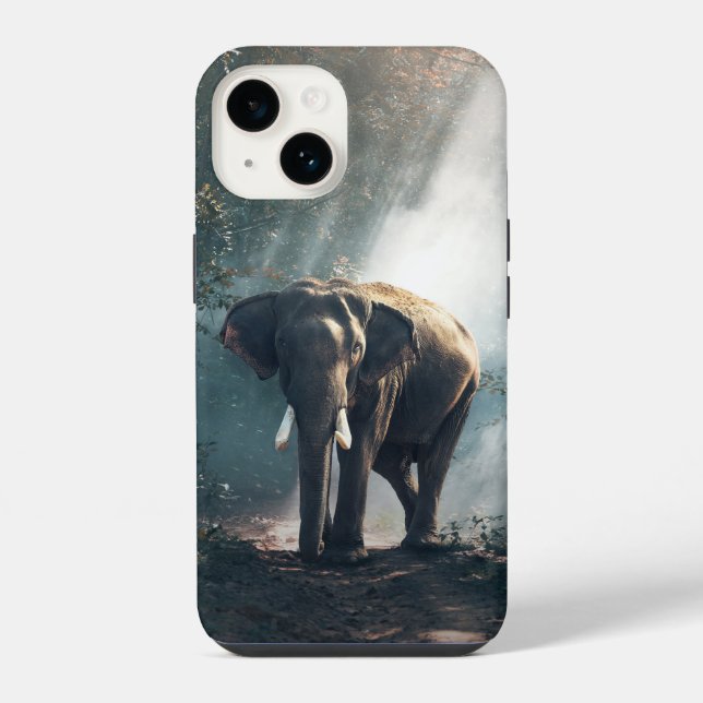 Elefant iPhone Hülle (Rückseite)