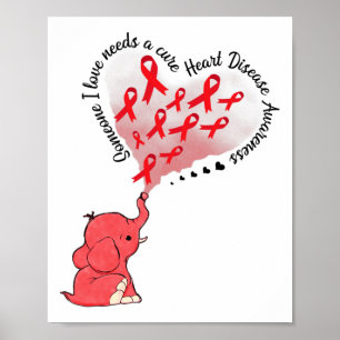 Elefant Jemand, den ich liebe, braucht eine Heilun Poster