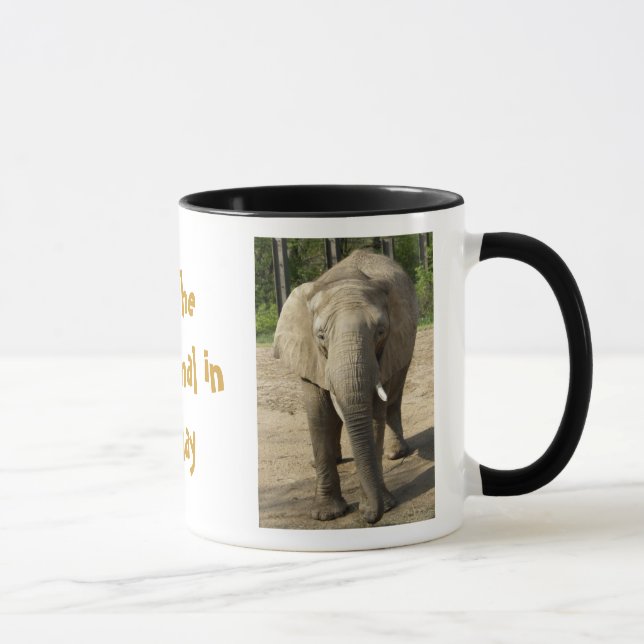 Elefant-Kaffee-Tasse Tasse (Rechts)