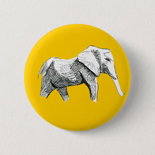 Elefant-Knopf Button