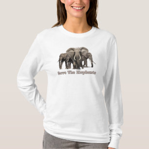 Elefant Langarm T-Shirt
