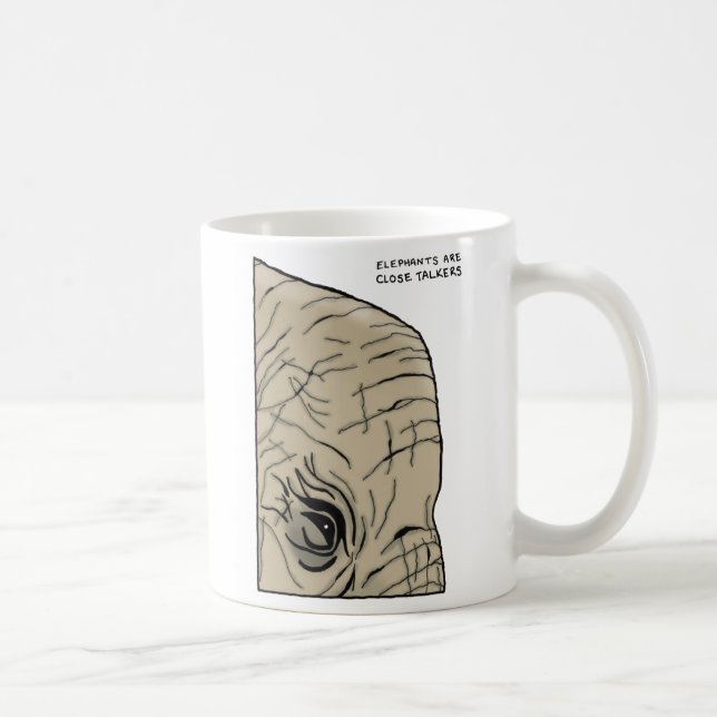 Elefant-Lappalien Tasse (Rechts)