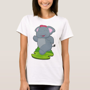 Elefant Läufer Laufende Sportarten T-Shirt