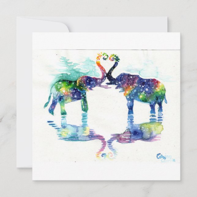 Elefant Liebe (Vorderseite)