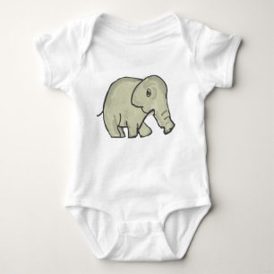 Elefant-Liebe Baby Strampler