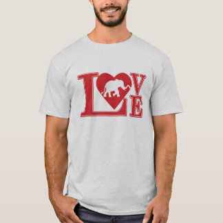 Elefant-Liebe T-Shirt
